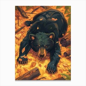 Black Bear 1 Canvas Print