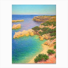 Cala Pregonda Menorca Spain Monet Style Canvas Print