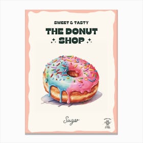 Sugar Donut The Donut Shop 0 Canvas Print
