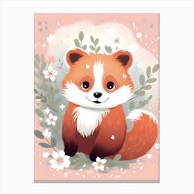 Red Panda 4 Canvas Print