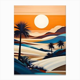 Desert Landscape 34 Canvas Print