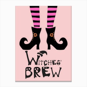 Pink Haloween 313 Canvas Print