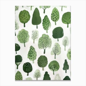 Green Trees 2 Canvas Print