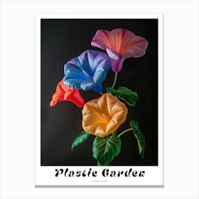 Bright Inflatable Flowers Poster Morning Glory 2 Canvas Print