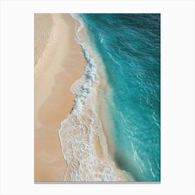 Aerial View Of A Beach 105 Canvas Print