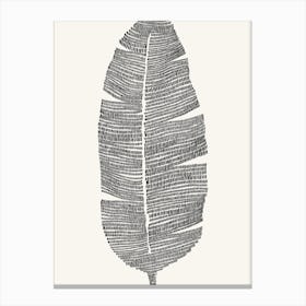 Banana Leaf Canvas Print