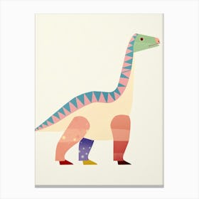 Nursery Dinosaur Art Lesothosaurus 3 Canvas Print