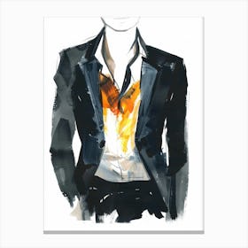 Man In Suit Canvas Print