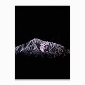 Mountain Peaks X Canvas Print