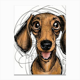 Dachshund Canvas Print