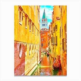 Venice Canal Canvas Print