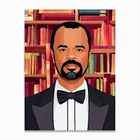 Jeffrey Wright Illustration Movies Canvas Print