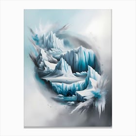 Icebergs 2 Canvas Print