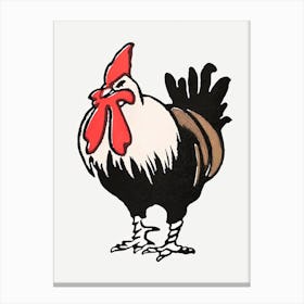 Rooster Art Print, Edward Penfield Canvas Print