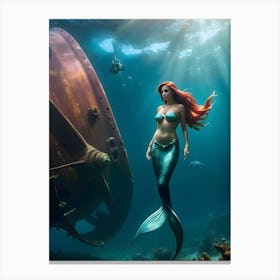 Mermaid -Reimagined 30 Canvas Print