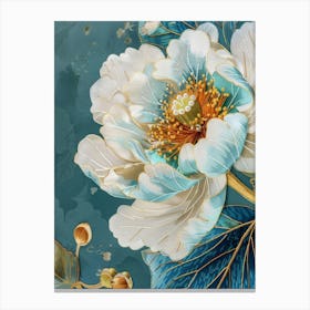 Chinese Flower Painting 22 Canvas Print