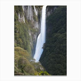 Bridal Veil Falls, New Zealand Majestic, Beautiful & Classic (1) Canvas Print