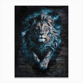 Lion Wall Art Canvas Print