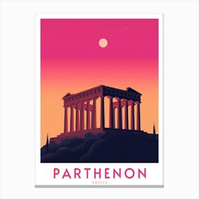 Parthenon Greece Canvas Print