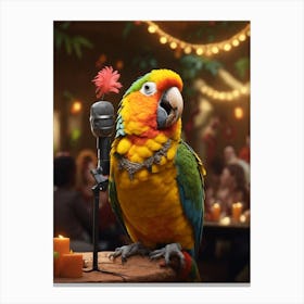 Party Parrot Canvas Print