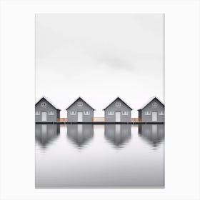 Houses On The Water Canvas Print