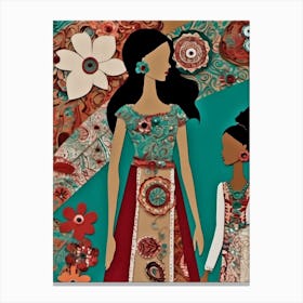 Paper Doll 3 Canvas Print