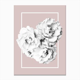 Roses Minimalist Canvas Print