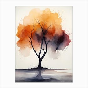 Watercolor Tree 4 Canvas Print