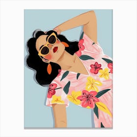 Hawaiian Girl 3 Canvas Print