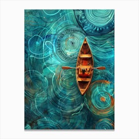 Boat In The Water 6 Canvas Print