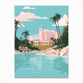 Bermuda 2 Travel Illustration Canvas Print