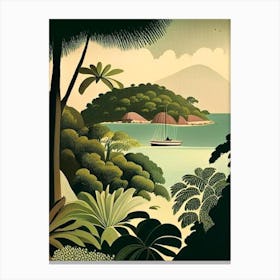 Virgin Islands Rousseau Inspired Tropical Destination Canvas Print