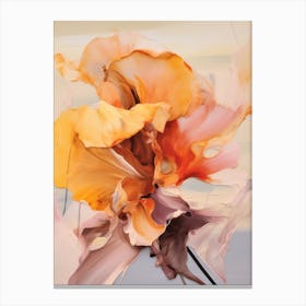 Fall Flower Painting Iris 2 Canvas Print