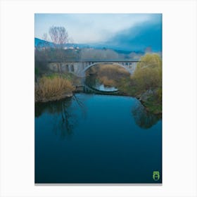 Bridge Over A River 20220101 180ppub Canvas Print