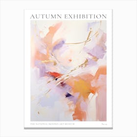 Autumn Exhibition Modern Abstract Poster 19 Canvas Print
