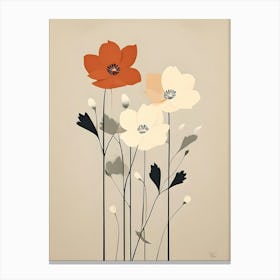 Three Flowers 3 Canvas Print