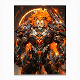 Lion Art Canvas Print