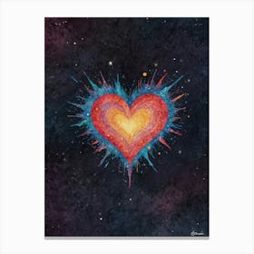 Heart Of The Universe 3 Canvas Print