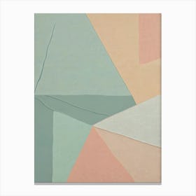 Abstract Pastel Pattern Canvas Print