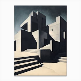 Modern Architecture Minimalist 10 Canvas Print