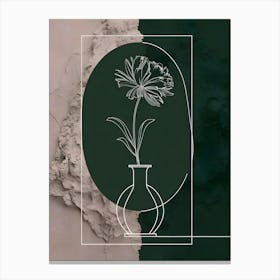 Flower In A Vase 1 Canvas Print