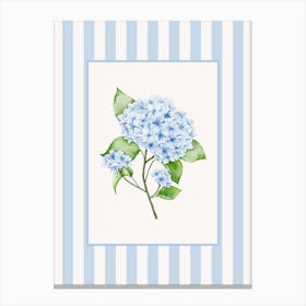 Blue Hydrangea 1 Canvas Print