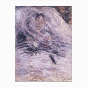 Camille Monet On Her Deathbed (1879), Claude Monet Canvas Print
