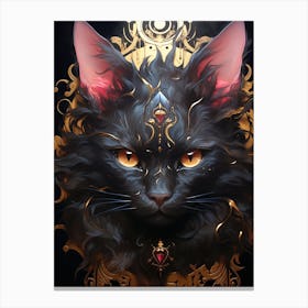 Black Cat Canvas Print