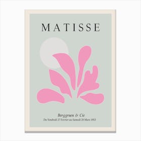 Matisse Minimal Cutout 3 Canvas Print
