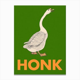 Honk Goose Canvas Print