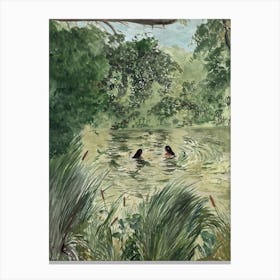 Ladies In The Lake Canvas Print