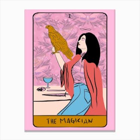 The Magician Tarot Card Canvas Print