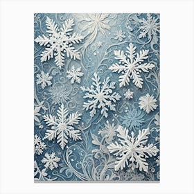 Snowflakes no1 Canvas Print