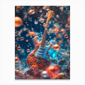 Underwater Guitar 2 Canvas Print